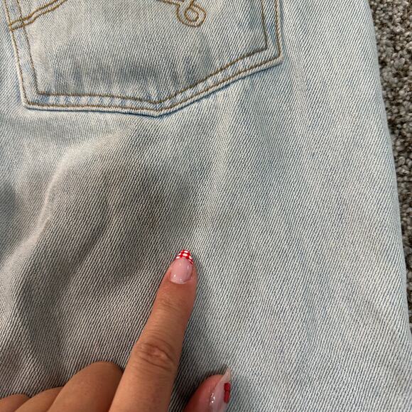 LIFTED RESEARH GROUP Men's True Straight Cut-Off Denim Short Size 32 - Picture 4 of 11